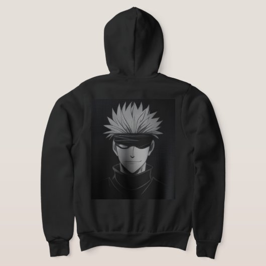 “Gojo Satoru Streetwear hoodies – Black Anime Tee (AblageHinten)