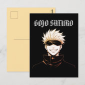 Gojo Saturo  Postkarte (Vorne/Hinten)