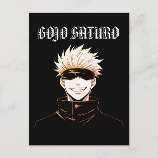 Gojo Saturo  Postkarte (Vorderseite)