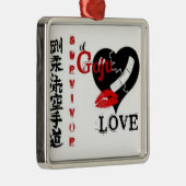 Goju Liebe Ornament Aus Metall (Rechts)