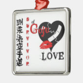 Goju Liebe Ornament Aus Metall (Links)