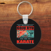Goju Ryu Karate Kanji Schlüsselanhänger (Vorderseite)