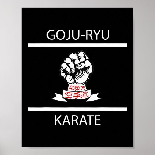 Goju-ryu Karate Poster (Vorne)