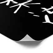 Goju-ryu Karate Style Symbol Martial Arts Training Poster (Ecke)