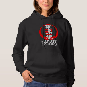 Goju Ryu Karate Symbol Kanji Japan Martial Vintage Hoodie
