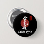 Goju Ryu Karate Uniform Goju Ryu Uniform Calligrap Button (Vorne & Hinten)