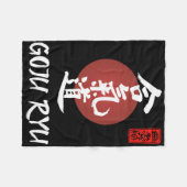 Goju Ryu Karate Uniform Goju Ryu Uniform Calligrap Fleecedecke (Vorderseite (Horizontal))