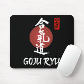Goju Ryu Karate Uniform Goju Ryu Uniform Calligrap Mousepad (Mit Mouse)