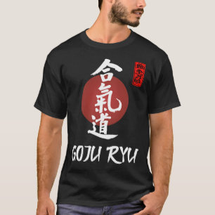 Goju Ryu Karate Uniform Goju Ryu Uniform Calligrap T-Shirt