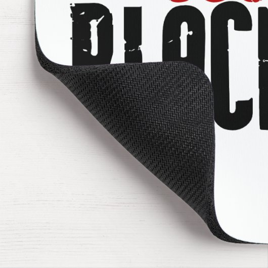 Goju Ryu schwarzer Gürtel Mousepad (Ecke)