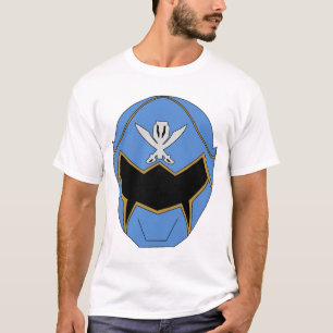 Gokai Super Mega Blau Helm T-Shirt