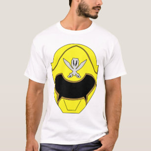 Gokai Super Mega Gelber Helm-Shirt T-Shirt