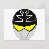 Gokai Super Mega Silberhelm Postkarte (Vorderseite)
