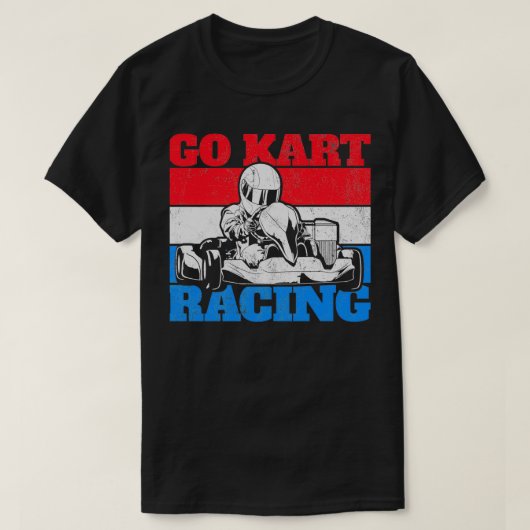 GoKart Racing Gokart Karting T-Shirt (Design vorne)