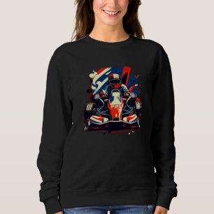Gokart Rennen Sweatshirt