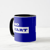 Gokart Tasse (Vorderseite Links)