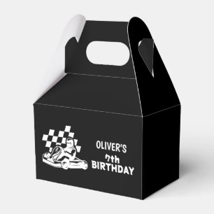 Gokartfahren, Rennwagen Jungen Geburtstag  Geschenkschachtel
