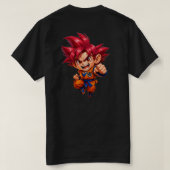 Goku God Mode « madebyb1 » T-Shirt (Design Rückseite)