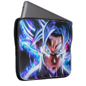 Goku Ultra Instinct Elektronik-Tasche – Anime-Tech Laptopschutzhülle (Vorne Rechts)
