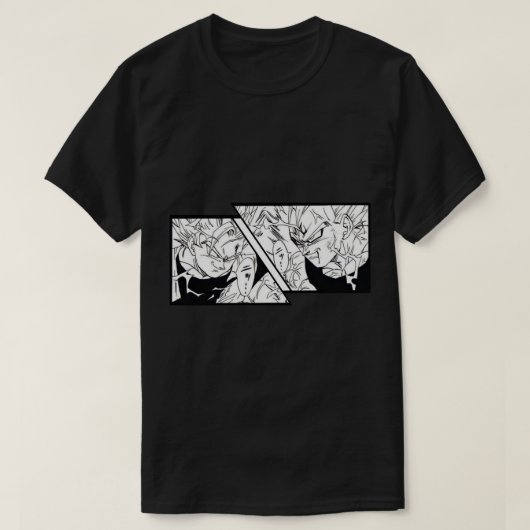 Goku vs majin vegeta showdown .pnng T-Shirt (Design vorne)