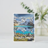 Gokyo Seen Nepal Postcard Postkarte (Stehend Vorderseite)