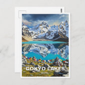 Gokyo Seen Nepal Postcard Postkarte (Vorne/Hinten)