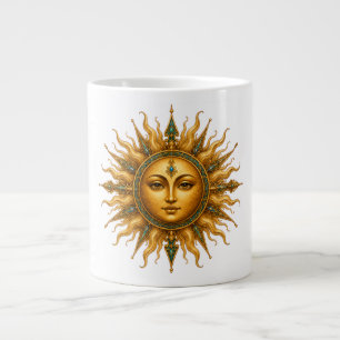 Gol Bano Kollektion Persische goldene Sonnenwand Jumbo-Tasse