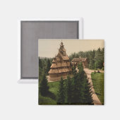 Gol Stave Church, Oslo, Norwegen Magnet (Vorderseite/Rückseite)