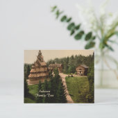 Gol Stave Church, Oslo, Norwegen Postkarte (Stehend Vorderseite)