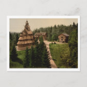 Gol Stave Church, Oslo, Norwegen Postkarte (Vorderseite)
