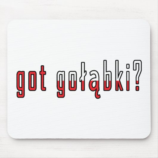 Golabki got? Flagge Mousepad (Vorne)