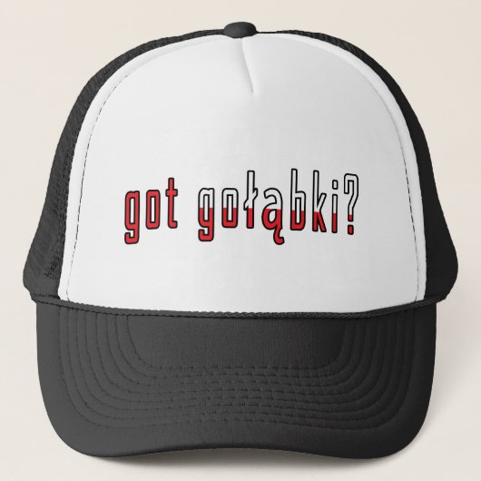 Golabki got? Flagge Truckerkappe (Vorderseite)