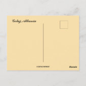 Golaj Albanien Postkarte (Rückseite)