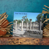 Golan Katzrin Synagogue Fotoplatte (Seite)