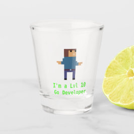 GoLang Developer Shot Glass Schnapsglas
