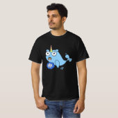 Golang Gopher Docker Einhorn mit Kubernetes T-Shirt (Vorne ganz)