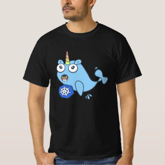 Golang Gopher Docker Einhorn mit Kubernetes T-Shirt