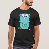 Golang Gopher Go Knitting Classic T-Shirt (Vorderseite)