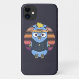 Golang Gopher im Cyberpunk-Stil Case-Mate iPhone Hülle