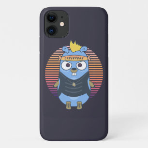 Golang Gopher im Cyberpunk-Stil Case-Mate iPhone Hülle