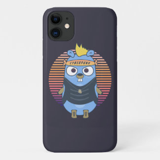 Golang Gopher im Cyberpunk-Stil Case-Mate iPhone Hülle