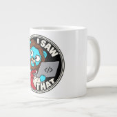 Golang Gopher Jesus Meme Jumbo-Tasse (Vorderseite Rechts)