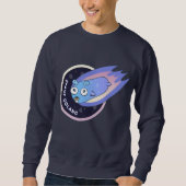 Golang-Gopher-Komet Sweatshirt (Vorderseite)