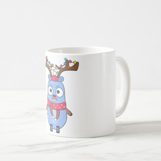Golang-Goppentier Kaffeetasse (VorderseiteRechts)