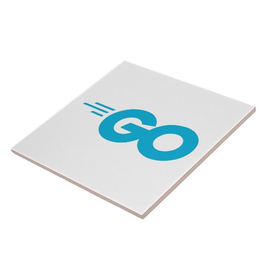 Golang-Logo (Go-Programmiersprache) Fliese (Seite)