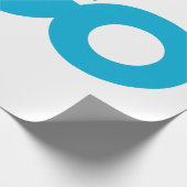 Golang-Logo (Go-Programmiersprache) Geschenkpapier (Ecke)