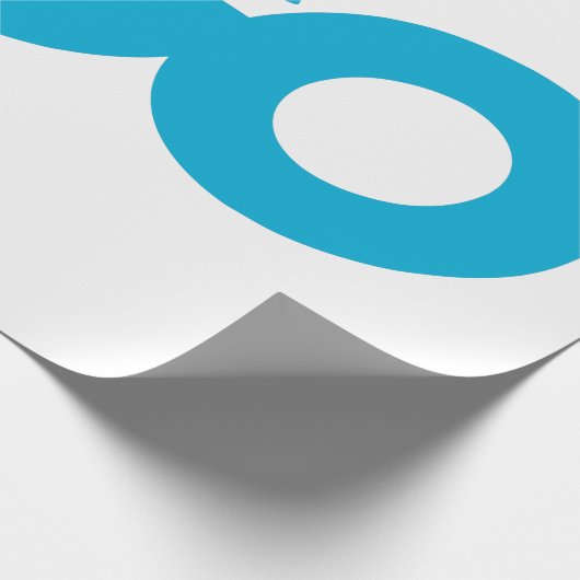 Golang-Logo (Go-Programmiersprache) Geschenkpapier (Ecke)