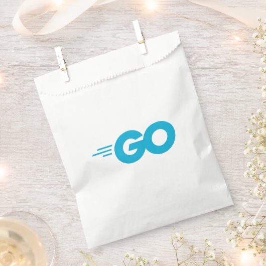 Golang-Logo (Go-Programmiersprache) Geschenktütchen (Ausgeschnitten)
