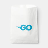 Golang-Logo (Go-Programmiersprache) Geschenktütchen (Vorderseite)