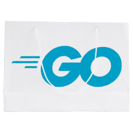 Golang-Logo (Go-Programmiersprache) Große Geschenktüte